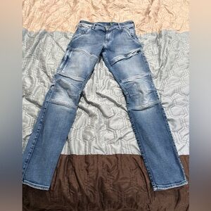 G-Star Raw Jeans Men's Size 30x32 Blue Denim Rackam 3D Skinny Stretch